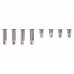 Винтики для нижней крышки MacBook A2442 A2779 A2918 A2992 A2485 A2780 A2991 (комплект 8шт, Grey)