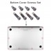 Винтики для нижней крышки MacBook A2442 A2779 A2918 A2992 A2485 A2780 A2991 (комплект 8шт, Grey)