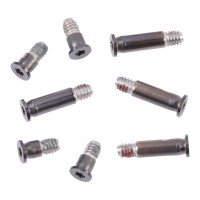 Винтики для нижней крышки MacBook A2442 A2779 A2918 A2992 A2485 A2780 A2991 (комплект 8шт, Grey)