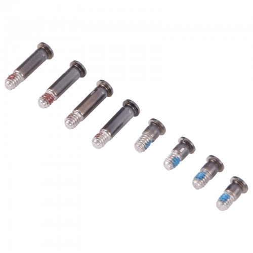 Винтики для нижней крышки MacBook A2442 A2779 A2918 A2992 A2485 A2780 A2991 (комплект 8шт, Grey)