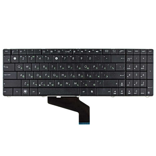 Клавиатура для ноутбука Asus A53T K53T X53 X73 series, RU, черная