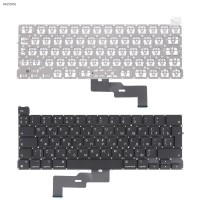 Клавиатура для Macbook Pro 13" M1 A2338 2020 года, RU, Black, (вертикальный Enter)