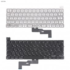 Клавіатура для Macbook Pro 13" M1 A2338 2020 року, RU, Black, (вертикальний Enter)