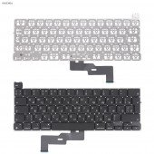 Клавиатура для Macbook Pro 13" M1 A2338 2020 года, RU, Black, (вертикальный Enter)