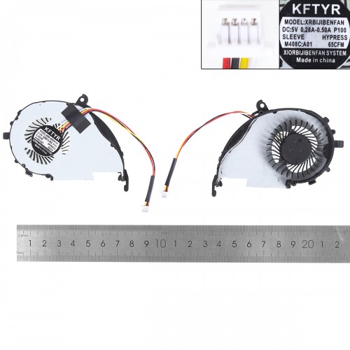 Вентилятор для ноутбука Acer Aspire V5-472G V5-473G V5-552G V5-572G V5-573G V7-582G, (CPU Fan, No Cover, Аналог)
