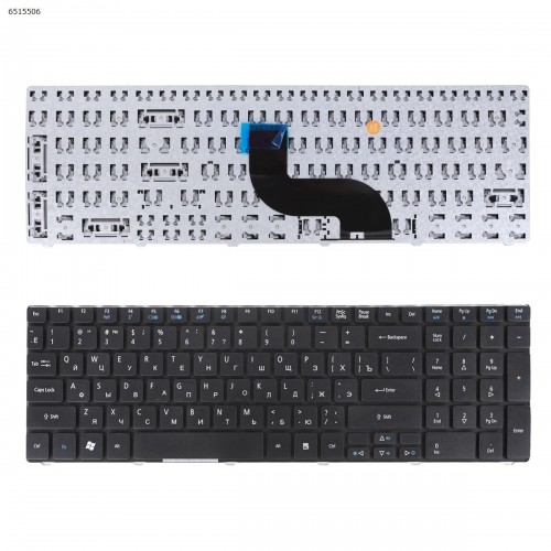 Клавіатура для Acer Aspire 5810 5741 5552 5750 5560 5738 5740 5749, RU, чорна