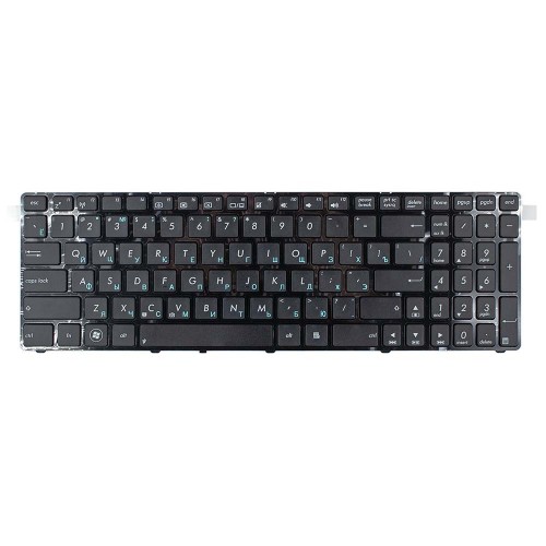 Клавиатура для ноутбука Asus K52 G51 G53 G60 G72 G73 K53 K72 A52 A72 P52 P53 W90 U50 UL50 UX50 X52 X54 X55 X61 F50 F70 X75V, RU, черная, Original
