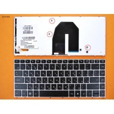 Клавіатура для HP ProBook 5330 5330M RU (чорна, з сірою рамкою, з підсвіткою) Клавіатура для HP ProBook 5330 5330M RU (чорна, з сірою рамкою, з підсвіткою)