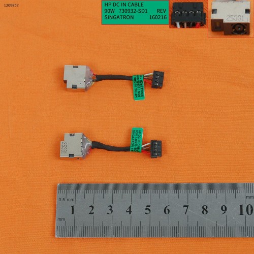 Разъем питания для ноутбука HP Pavilion 15-n 15-p 15-f 15-k PJ630 (с проводом/кабелем)
