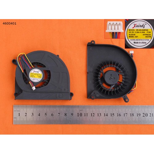 Вентилятор для ноутбука Asus K40 K40AB K40AF K40IN, K50 K50I K50IJ K501-RBBGR05, (Version 2)