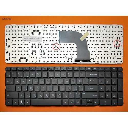 Клавіатура для HP Pavilion DV7-7000 Black RU без рамки