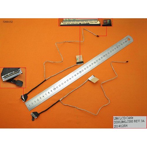 Шлейф матриці для HP Pavilion 15-N 15-F, (736277–001, LED 40pin, non touch, версія 1, Original)